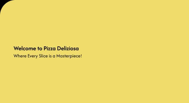 Pizza Deliziosa